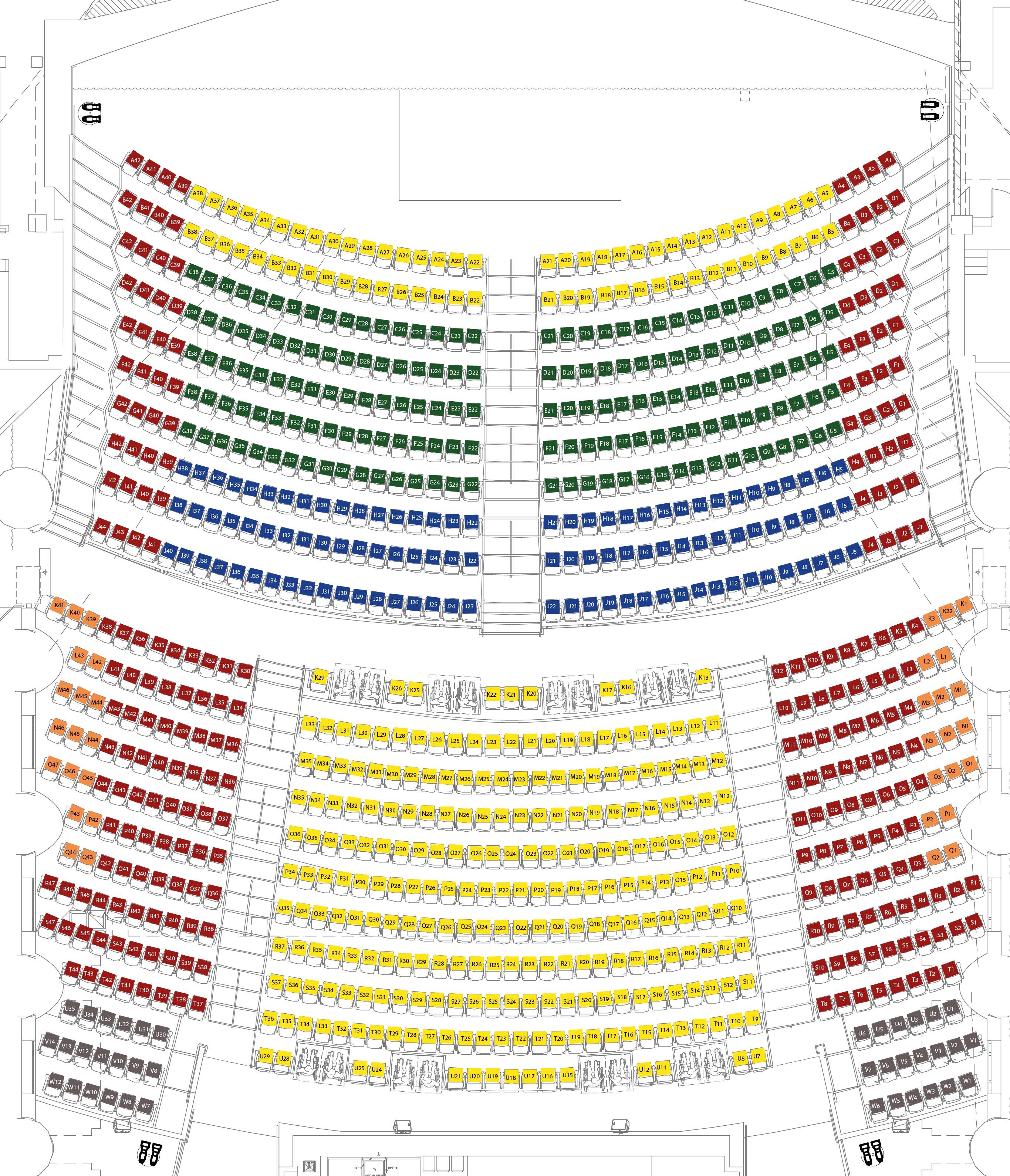 Bic Seating Plan With Seat Numbers